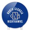 Acrylic University of North Georgia Nighthawks Cake Topper Party Decoration for Wedding Anniversary Birthday Graduation view 3