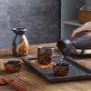 5-part Handpainted Ceramic Sake Set, Japanese Sake Mug Warm Wine Pot Traditional Cooks Wine Glasses Crafting Gift view 4