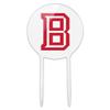 Acrylic Bradley University Secondary Logo Cake Topper Party Decoration for Wedding Anniversary Birthday Graduation view 1