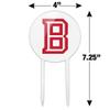 Acrylic Bradley University Secondary Logo Cake Topper Party Decoration for Wedding Anniversary Birthday Graduation view 2