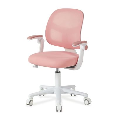 DIOSHOME Kids Desk Chair, Height Adjustable Kids Chair, Ergonomically Designed Kids Study Chair. Suitable for 4~12 Years Old Child, Pink