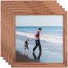 ArtToFrames 10x20 Inch Brown Picture Frame, 5 - Pack, This 1.25 inch Custom Wood Poster Frame is Honey, Comes with Regular Glass (Frame_Pack_5_0066-59504-YHNY-10x20) view 1