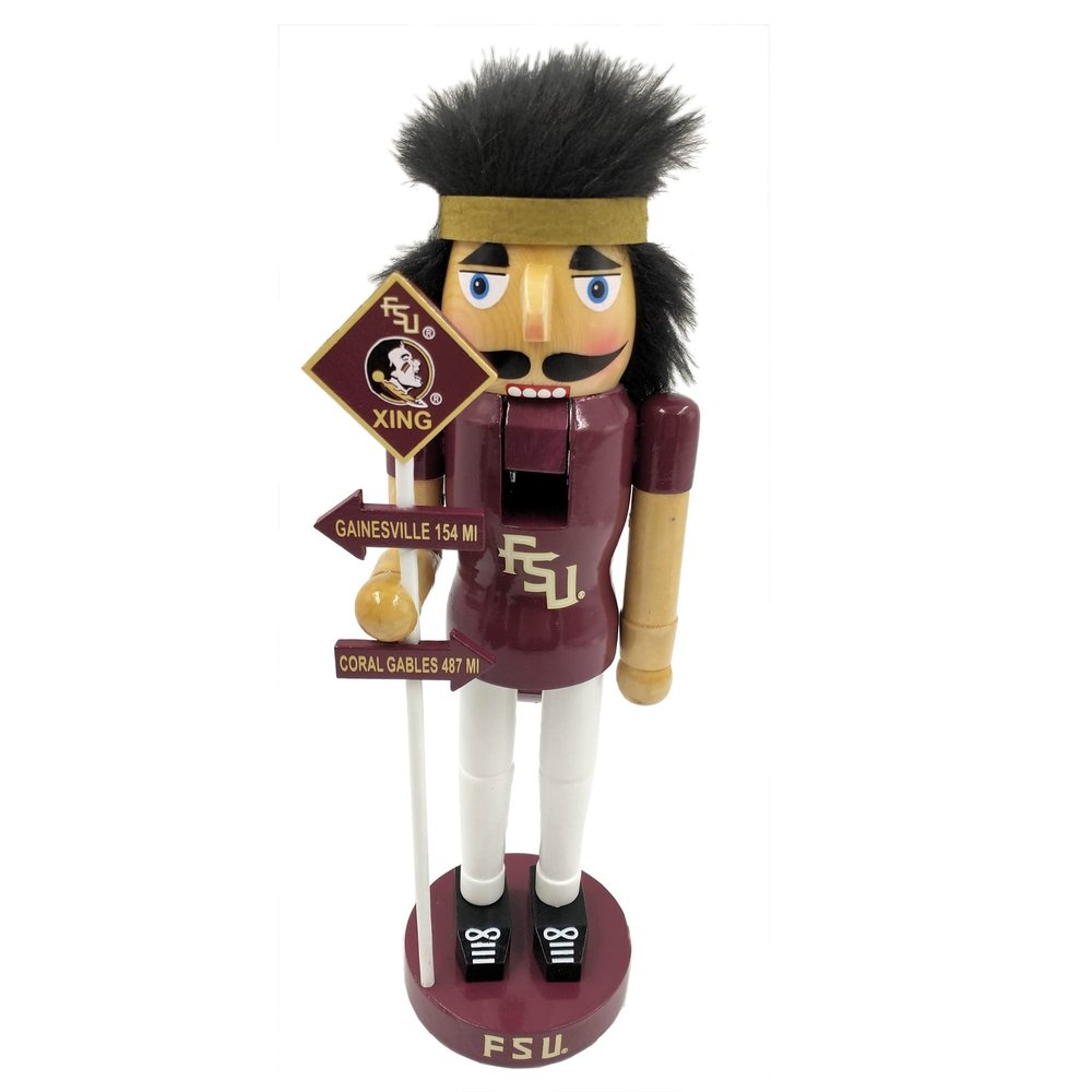 Unknown1 12 Inch Florida State Rivalry Nutcracker Red