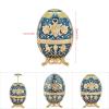 Toothpick Box, Metal Tin Alloy Toothpick Holder Automatic with Flower Pattern for Office Use for Kitchen for Home Decoration(Jinlan Jinhua) view 2