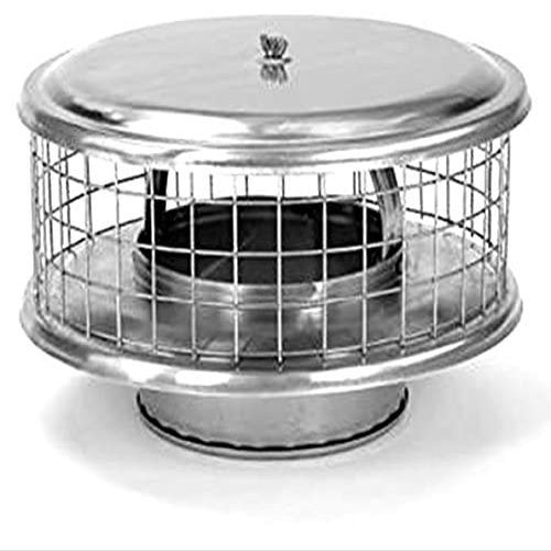 All Fuel Stainless Steel Chimney Cap (6") After Market Replacement