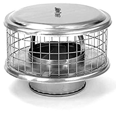 All Fuel Stainless Steel Chimney Cap (7")