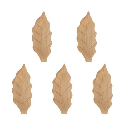 ASDUU 10pcs Wooden Chopsticks Rests, Chopsticks Rest, Leaf Shape Fork and Knife Holder Spoon Stand Dinner Table Decor