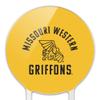 Acrylic Missouri Western State University Griffons Cake Topper Party Decoration for Wedding Anniversary Birthday Graduation view 3