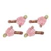 ASDUU 4 Pcs Ceramic Chopstick Stand Rest Rack, Cherry Blossom Spoon Fork Holder, Knife Holder Set for Daily Use, Chopstick Rest view 1