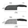 crinkle cutter wavy knife Potato Wave Knife Cutting Potato Knife Kitchen Household Cauliflower Fancy Cutter Potato Slicing Tool potato crinkle cutter (Color : A) view 2