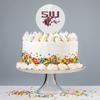 Acrylic SIU Secondary Logo Cake Topper Party Decoration for Wedding Anniversary Birthday Graduation view 4