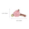 ASDUU 4 Pcs Ceramic Chopstick Stand Rest Rack, Cherry Blossom Spoon Fork Holder, Chopstick Rest, Knife Holder Set for Daily Use view 2