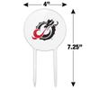 Acrylic Minnesota State University Moorhead Primary Logo Cake Topper Party Decoration for Wedding Anniversary Birthday Graduation view 2
