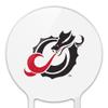 Acrylic Minnesota State University Moorhead Primary Logo Cake Topper Party Decoration for Wedding Anniversary Birthday Graduation view 3