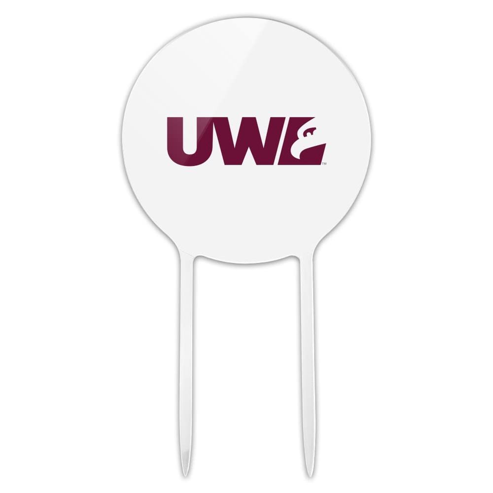 Acrylic University of Wisconsin - La Crosse University Secondary Logo Cake Topper Party Decoration for Wedding Anniversary Birthday Graduation