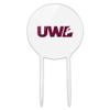 Acrylic University of Wisconsin - La Crosse University Secondary Logo Cake Topper Party Decoration for Wedding Anniversary Birthday Graduation