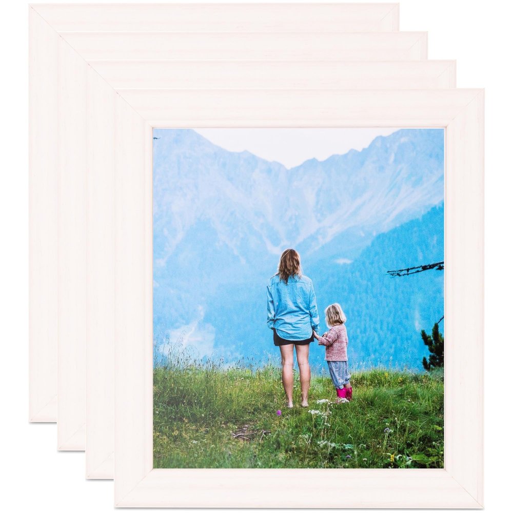 ArtToFrames 18x22 Inch White Picture Frame, 4 - Pack, This 1.50 inch Custom Wood Poster Frame is White, Comes with Economy Acrylic (Frame_Pack_4_0066-56673-YWHT-18x22)