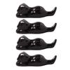ASDUU 4pcs Ceramic Chopsticks Rest, Japanese Style Cat Chopsticks Holder, Spoon Fork Stand Dinner Table Decor for Home Wedding Valentine, Chopsticks Rest view 1