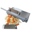 crinkle cutter wavy knife Potato Cutting Wave Knife Wrinkle Knife Cutting Fancy Potato Machine Wave Knife Fruit Vegetable Knife potato crinkle cutter (Color : A) view 1