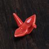 ASDUU 12pcs Porcelain Chopsticks Rest, Chopstick Rest, Pen Rack for Wedding Dining Table Decor Guest Gift, Japanese Origami Crane Shape Holder Chopstick Stand Rack (Orange) view 3
