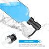 ARKTEK 2 Pack Refillable Glass Soap Dispenser - Rust Proof Stainless Steel Pump, 17 Oz/ 500 ML, Black view 3