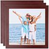 ArtToFrames 9x12 Inch Red Picture Frame, 3 - Pack, This 1.25 inch Custom MDF Poster Frame is Cherry, Comes with Regular Glass (Frame_Pack_3_BW26-039-9x12) view 1