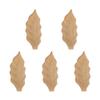 ASDUU Chopsticks Rest,10pcs Wooden Chopsticks Rests, Leaf Shape Fork and Knife Holder Spoon Stand Dinner Table Decor (Picture 1) view 1