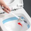WYDNX Useful Plastic Toilet Brush and HolderBathroom Deep Cleaning Toilet Bowl BrushFreestanding Hidden Toilet Scrub Brush with LidWhite Hands-on (Color : 1 Pack-Wall Mounted) view 4