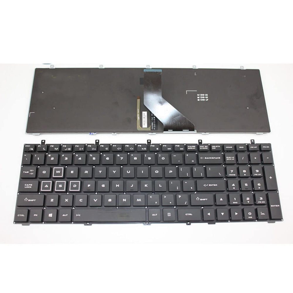 yhfshop Laptop Keyboard for thunderobot 911 911M-M2 911-T1 US Standard with Backlit Keyboard Black New and Original