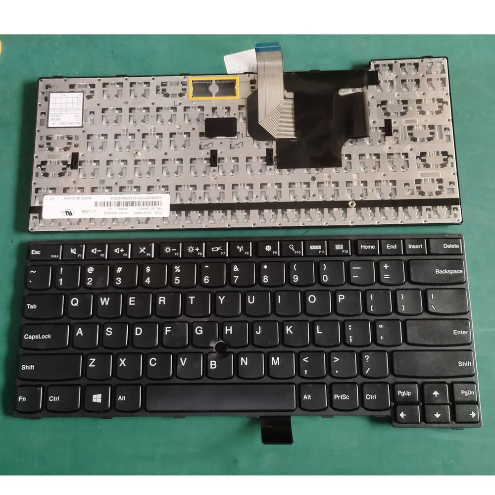 yhfshop Keyboard for Lenovo E450 E455 E450C E460 E465 E470 W450 E470C E475 Laptop Keyboard (no red Mouse)