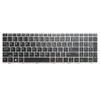 yhfshop New US Laptop Keyboard for HP EliteBook 850 G5 Silver Frame Without Backlit view 2