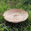 10in Hand Weave Bamboo Paper Plate Holder with handles Set of 4 for Picnic Home Party And Daily Dinning view 2