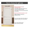 Mstiyx Room Door Divider Curtain for Doorway, Privacy Curtains for Partition Garage, Heavy Duty Screen Cover Barrier Soundproof Blanket Windproof Waterproof Cold-Proof Partition Drape view 3
