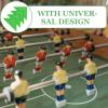 4Pcs Triangle Foosball Table Corner Parts Durable Plastic Football Table Corner Protector Guard Foosball Machine Accessories Fit for Most s Green view 2