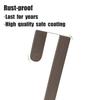 GameXcel 2 Pcs 15" Wreath Hanger for Front Door - Large Wreath Metal Hook for Christmas Wreath Over The Door Hanger - Bronze view 3