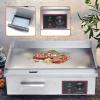 TFCFL Electric Countertop Flat Top Griddle,3KW Commercial Grill Griddle Stove with Adjustable Temperature ControlStainless Steel Teppanyaki Gril for Kitchen view 4