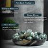 ZAICUS 1lb Moss Agate Tumbled Stones | Polished Crystals Healing | Natural Stones | Feng Shui | Chakra Balancing | Good Luck | Reiki Gift | Home Decor | Size 20-25 mm view 4