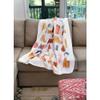 Manual SATER Terra Cotta Fleece Throw, 60-inch Length view 2