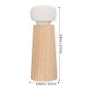 1pc Wooden Pepper Ceramic Top Manual Salt Mill for Home Cooking Lightweight Shaker for Restaurants Picnics and Outdoor Barbecues view 2