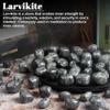 ZAICUS 1lb Larvikite Tumbled Stones | Polished Crystals Healing | Natural Stones | Feng Shui | Chakra Balancing | Good Luck | Reiki Gift | Home Decor | Size 20-25 mm view 3