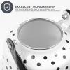 Yardwe 1.1L Enamel Tea Kettle Polka Dot Stovetop Water Boiling Kettle Vintage Style Porcelain Enameled Hot Water Pot for Kitchen and Tea Brewing view 2
