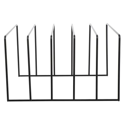 Angoily Vinyl Record Storage Rack Modern Iron Holder for Albums Space-saving Design for Office Living Room and Bedroom Lightweight and Easy to Use for Music
