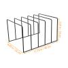 Angoily Vinyl Record Storage Rack Modern Iron Holder for Albums Space-saving Design for Office Living Room and Bedroom Lightweight and Easy to Use for Music view 2
