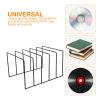 Angoily Vinyl Record Storage Rack Modern Iron Holder for Albums Space-saving Design for Office Living Room and Bedroom Lightweight and Easy to Use for Music view 4