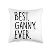 Best Ganny Ever Throw Pillow view 1