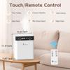 Humidifiers for Bedroom Large Room Home 4.5L Top Fill Cool Mist Humidifiers for Families Plants Indoor with Humidity Sensor, Customized Humidity, Night Light, Quiet Sleep Mode, Auto Shut Off view 4