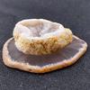 ZTBH Natural Meditation Crystal Natural White Agate Geode Cluster and Plate Crystal Mineral Specimen Quartz Rough Stone Point Healing Home Decoration Gift Crystal Stone view 3