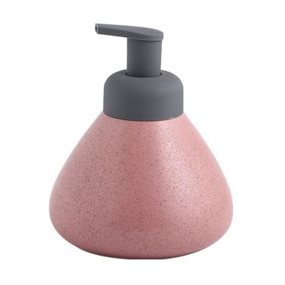 YANZHEXIN Kitchen Liquid Dispencer Container White Soap Dispenser Ceramic Lotion Pump Bottle Bathroom Soap Dispenser Kitchen Soap Pump Decoration Reusable Pump-Bottles Dispensers (Color : Pink)