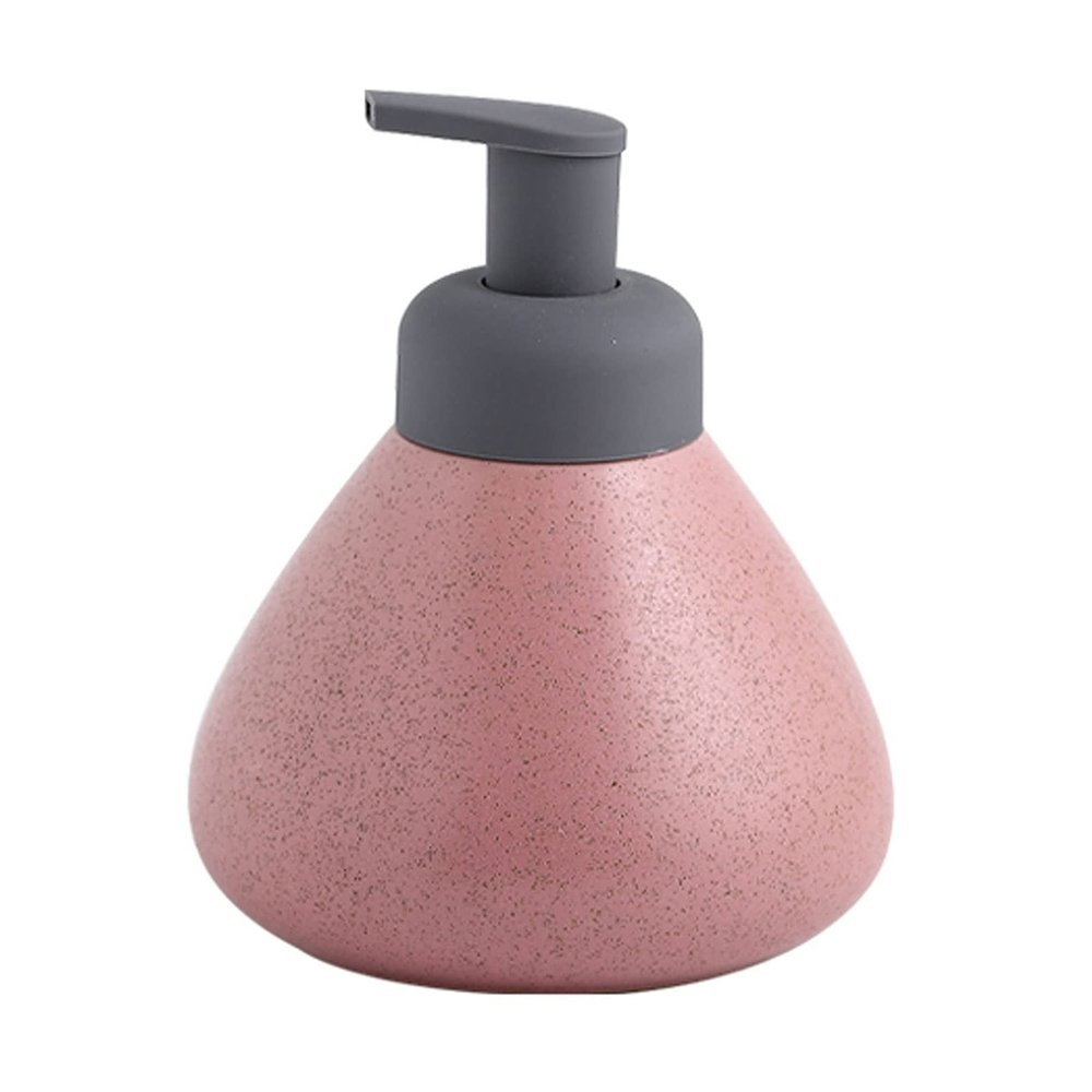YANZHEXIN Kitchen Liquid Dispencer Container White Soap Dispenser Ceramic Lotion Pump Bottle Bathroom Soap Dispenser Kitchen Soap Pump Decoration Reusable Pump-Bottles Dispensers (Color : Pink)