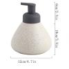 YANZHEXIN Kitchen Liquid Dispencer Container White Soap Dispenser Ceramic Lotion Pump Bottle Bathroom Soap Dispenser Kitchen Soap Pump Decoration Reusable Pump-Bottles Dispensers (Color : Pink) view 2